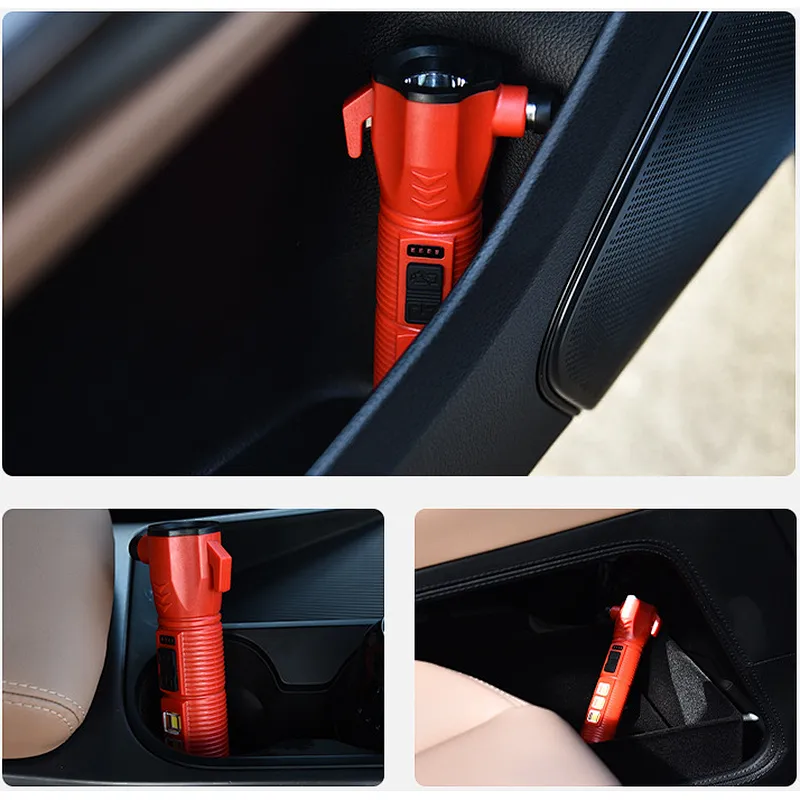 Safety Hammer For Car Multifunctional Broken Window Seat Belt Cutter